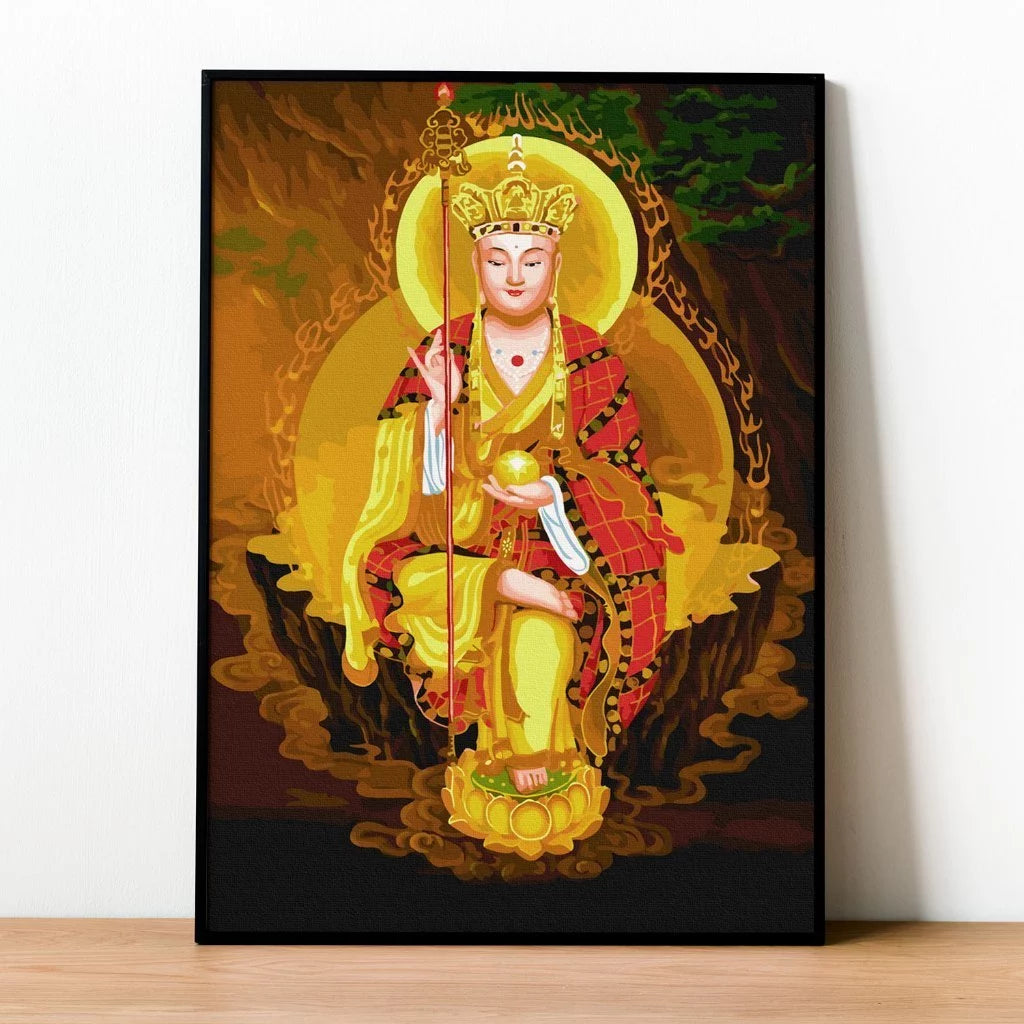 [Mẫu 7] Tranh Số Hoá Phật giáo đã căng khung