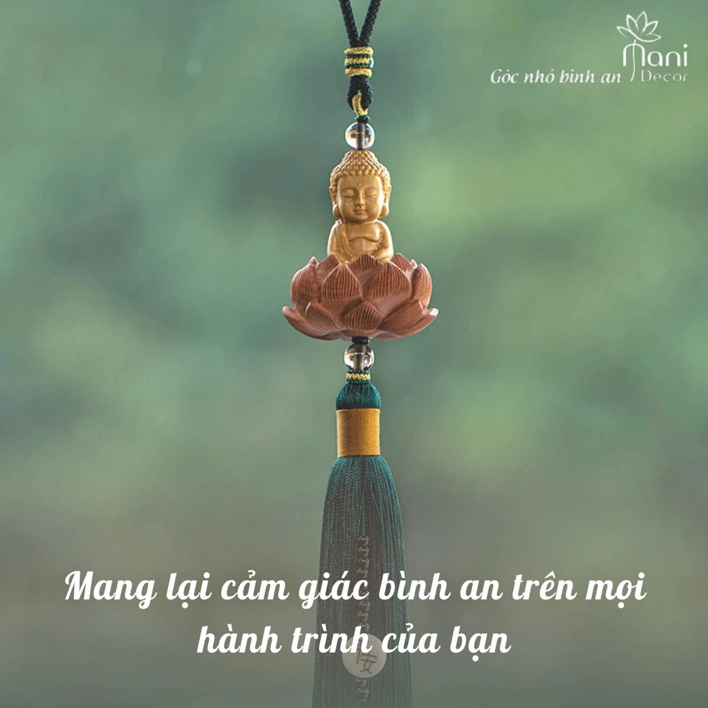 Khánh Treo Xe Phật Thích Ca Bình An