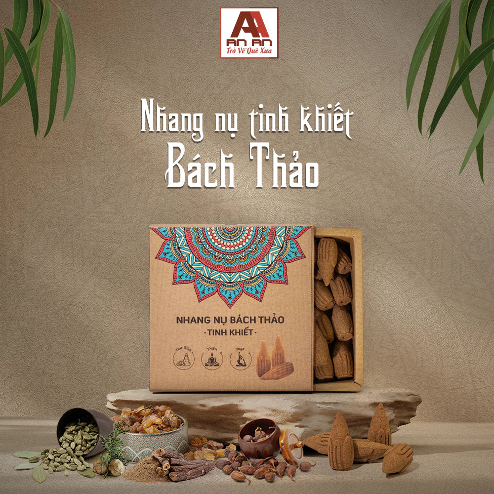 Nhang Nụ Bách Thảo Tinh Khiết An An - Hộp 39 Nụ