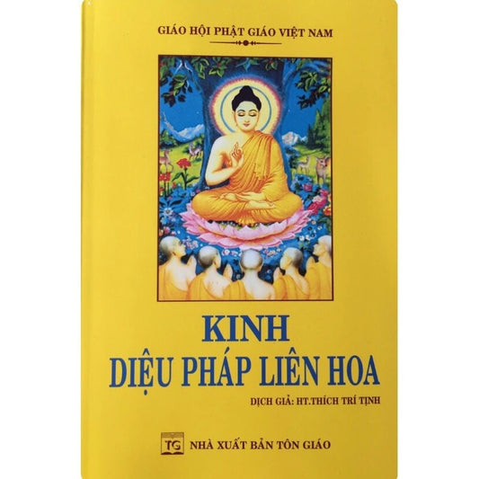 Kinh Diệu Pháp Liên Hoa Bìa Mềm (màu vàng)