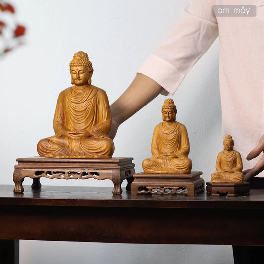 Tượng Phật Thích Ca Decor trưng bày bàn thờ, phòng thờ, góc tu tập