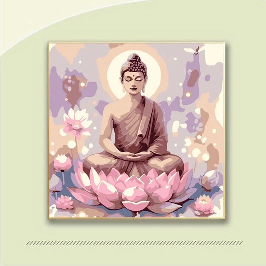 [50] Tranh Số Hoá Phật giáo đã căng khung 20x20cm