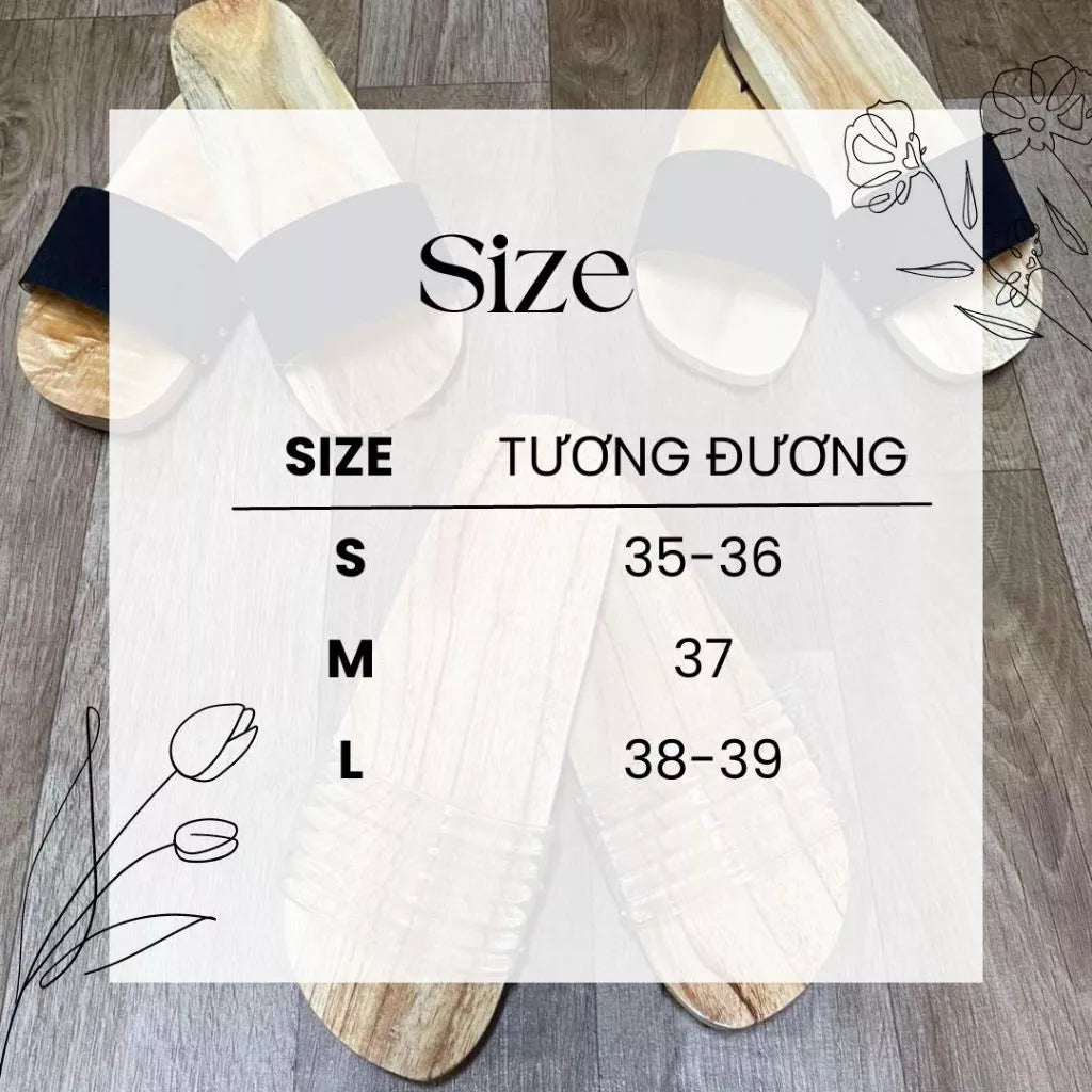 Guốc mộc truyền thống có đế chống trơn mặc áo dài, áo bà ba, đi chùa, việt phục