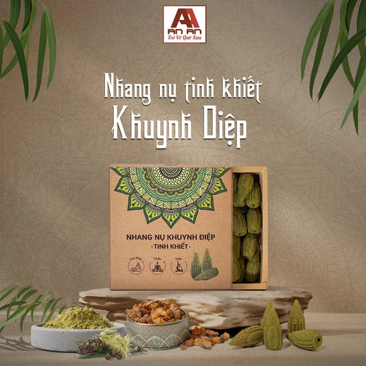 Nhang Nụ Khuynh Diệp Tinh Khiết An An - Hộp 39 Nụ