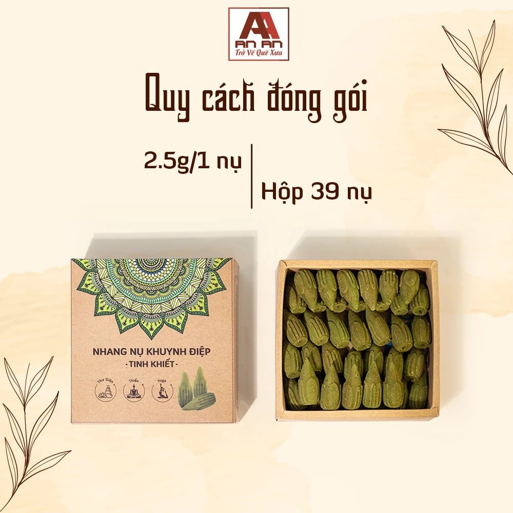 Nhang Nụ Khuynh Diệp Tinh Khiết An An - Hộp 39 Nụ