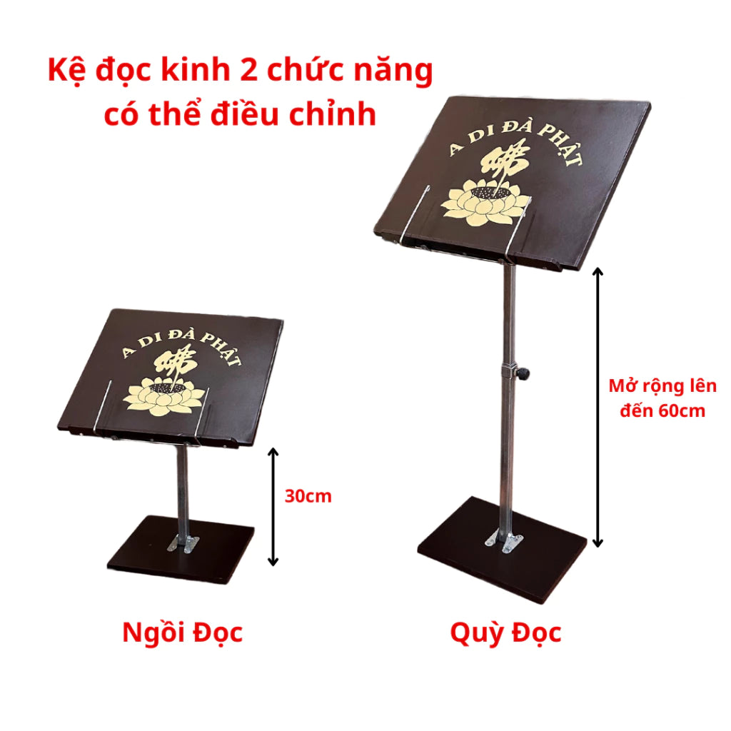 [Xả kho] Combo Tọa Cụ + Bàn Tụng Kinh Cao Cấp - Tặng Túi + Vòng Tay + Lá Bồ Đề
