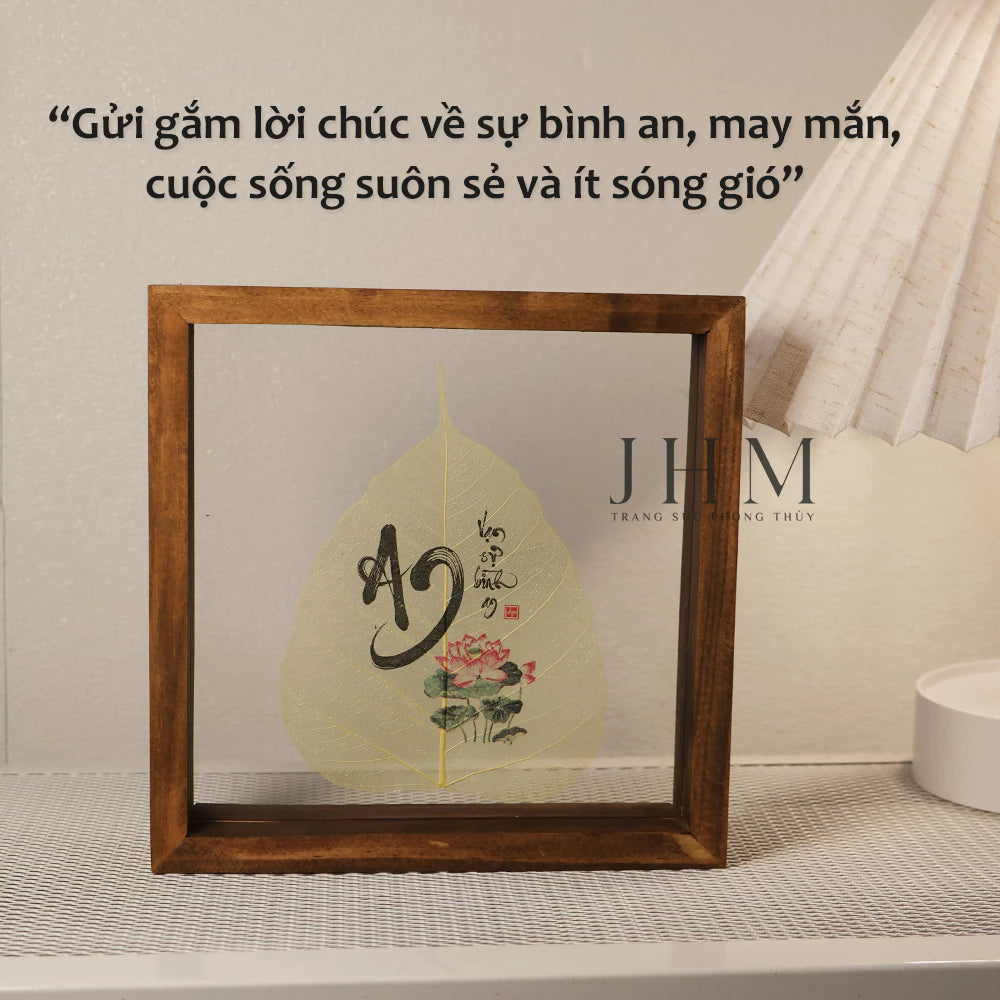 Tranh Lá Bồ Đề - Lá Bồ Đề Tự Nhiên JHM