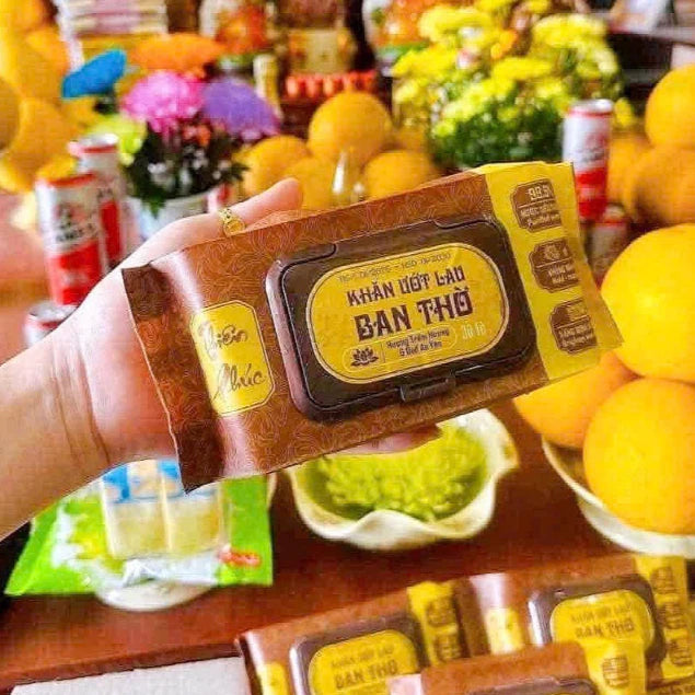 Khăn Lau Bàn Thờ Chuyên Dụng Đồ Gốm, Gỗ, Sứ - Thiên Phúc