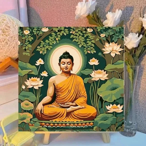 [2] Tranh Số Hoá Phật giáo đã căng khung 20x20cm