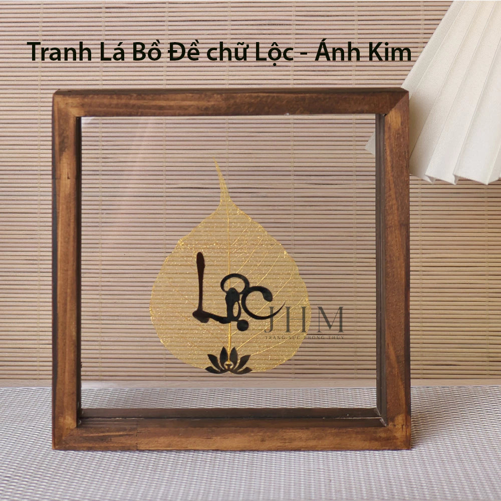 Tranh Lá Bồ Đề - Lá Bồ Đề Tự Nhiên JHM