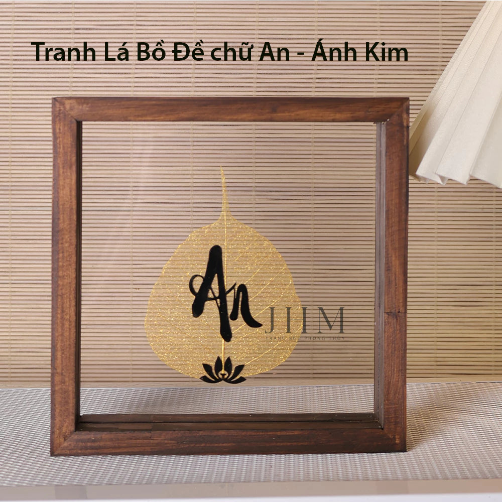 Tranh Lá Bồ Đề - Lá Bồ Đề Tự Nhiên JHM