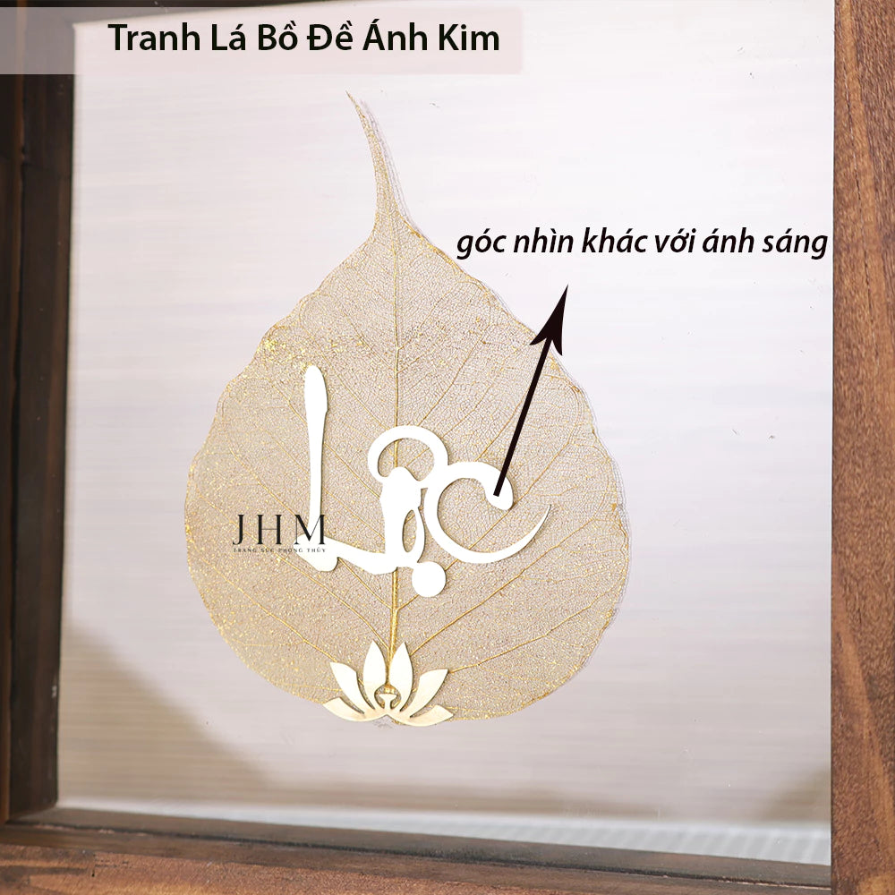 Tranh Lá Bồ Đề - Lá Bồ Đề Tự Nhiên JHM