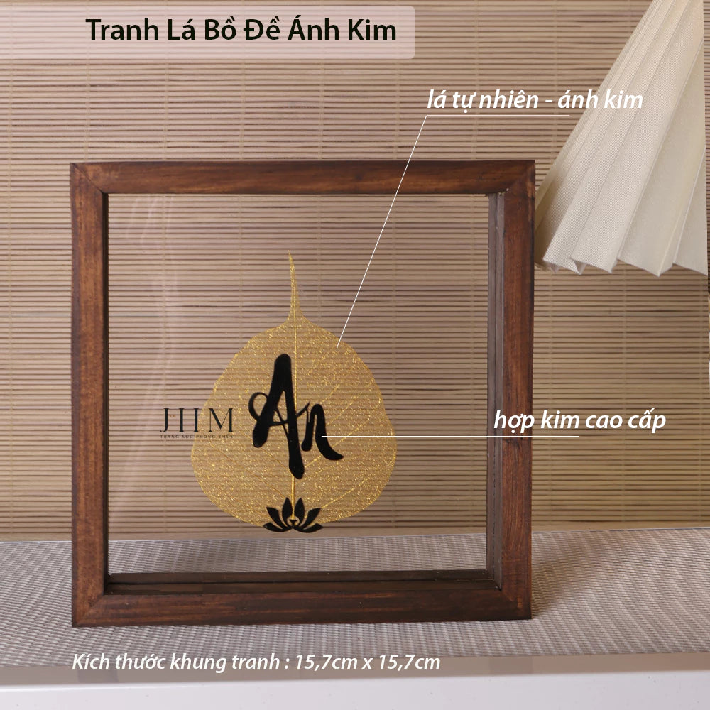 Tranh Lá Bồ Đề - Lá Bồ Đề Tự Nhiên JHM