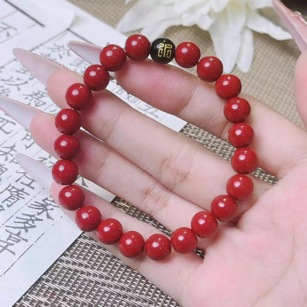 S14 Vòng Tay Chu Sa Đa Sắc 8mm