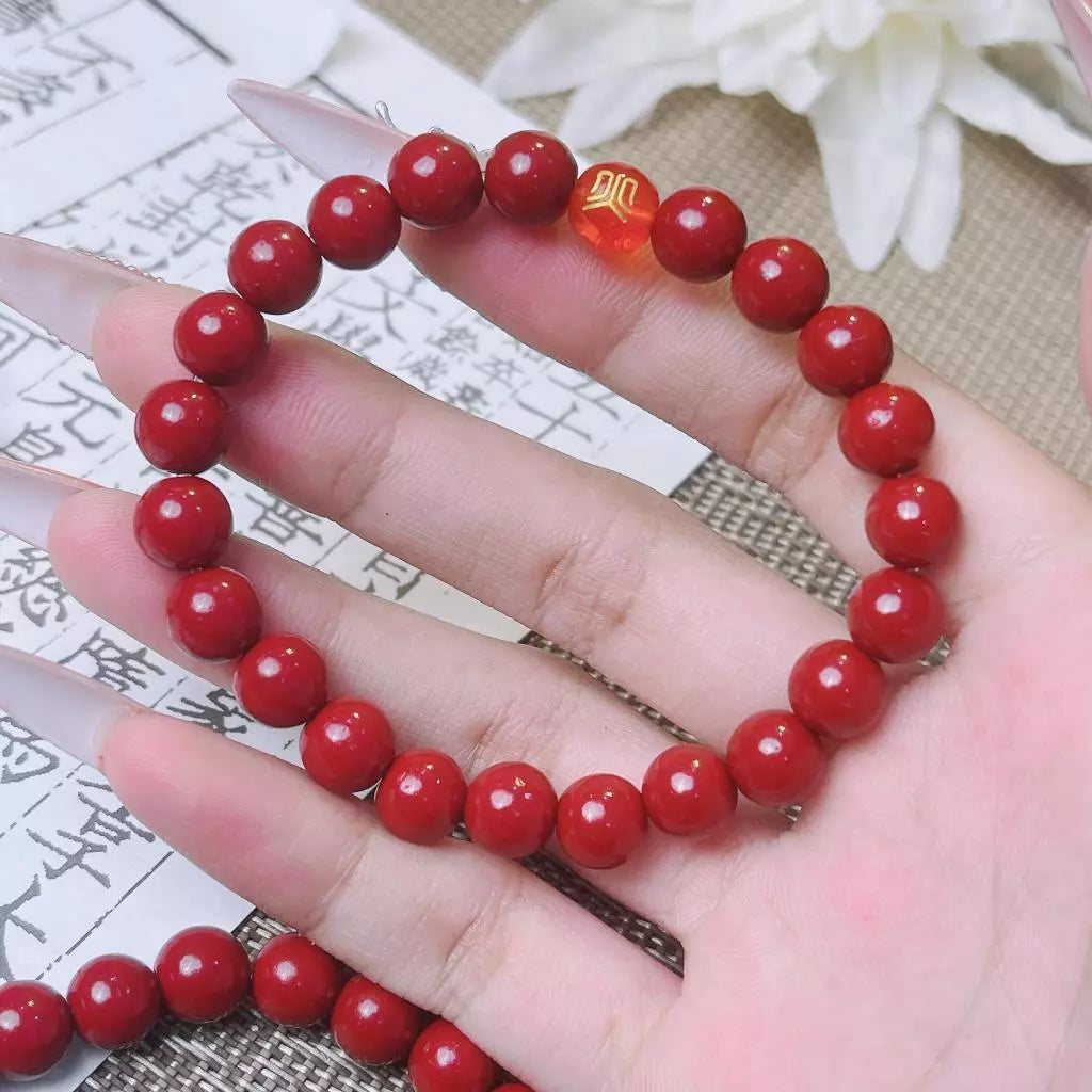 S14 Vòng Tay Chu Sa Đa Sắc 8mm