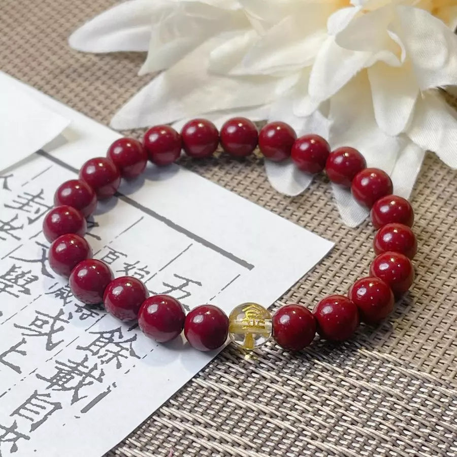 S14 Vòng Tay Chu Sa Đa Sắc 8mm