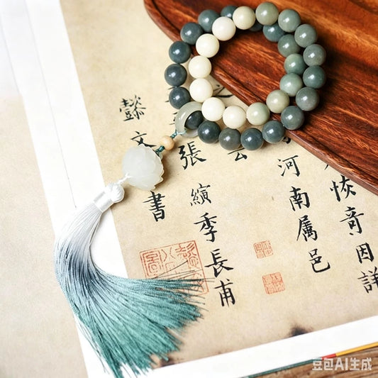 B09 - Chuỗi Tràng Hạt Bồ Đề Tự Nhiên Cầm Tay