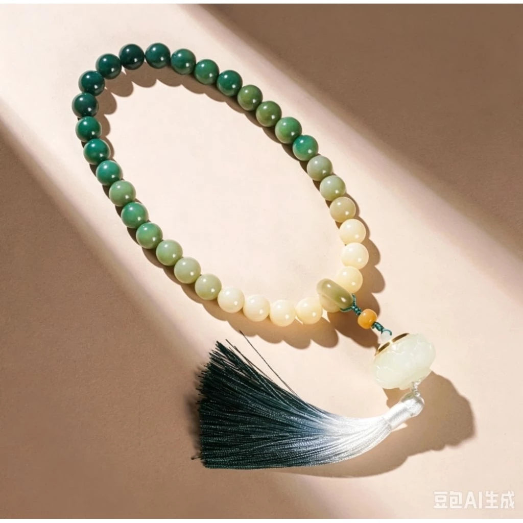 B09 - Chuỗi Tràng Hạt Bồ Đề Tự Nhiên Cầm Tay