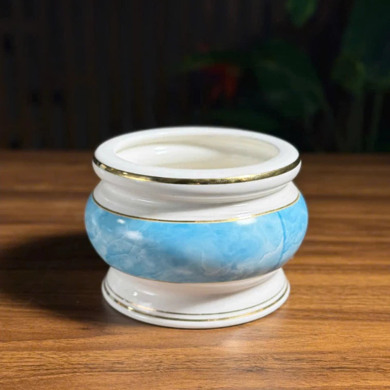 Bộ đồ thờ gốm sứ vân đá Xanh cao cấp, bộ đồ thờ gia tiên, đồ thờ thần tài - Tuệ Nga