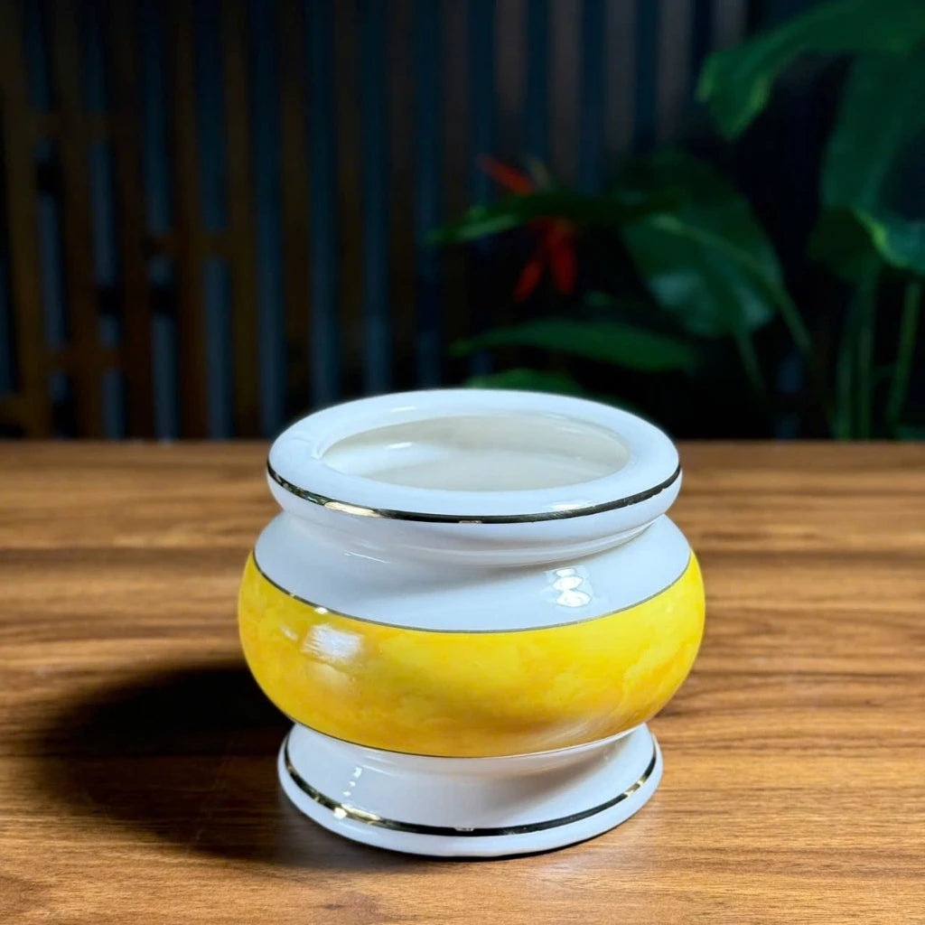 Bộ đồ thờ gốm sứ vân đá Vàng cao cấp, bộ đồ thờ gia tiên, đồ thờ thần tài - Tuệ Nga