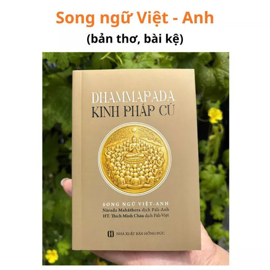 Sách Kinh Pháp Cú - Song ngữ Việt - Anh (Bản Thơ, Bài Kệ)