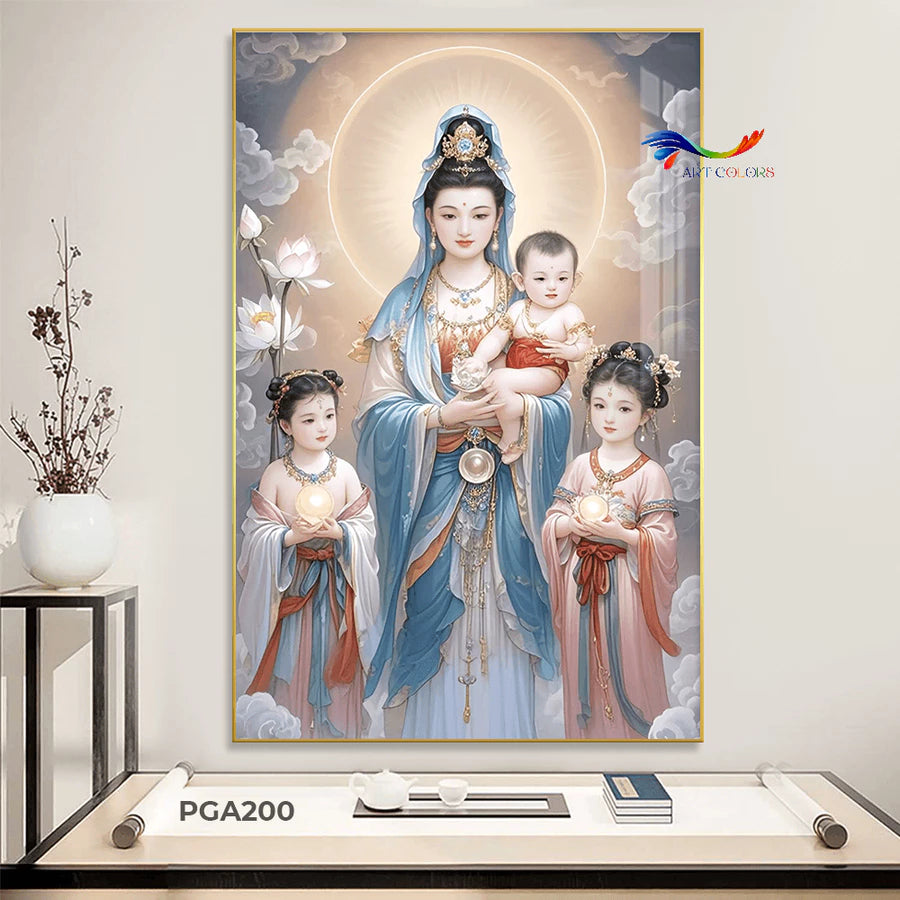 (80 mẫu) Tranh Phật Tráng Gương Để Bàn Tổng Hợp Nhiều Mẫu