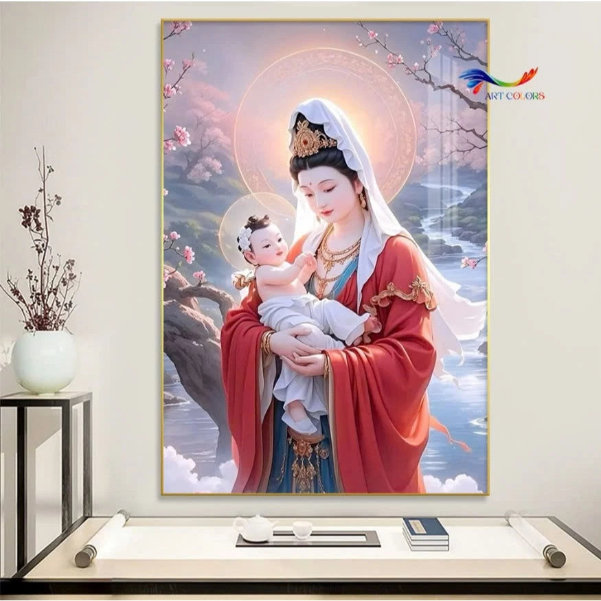 (80 mẫu) Tranh Phật Tráng Gương Để Bàn Tổng Hợp Nhiều Mẫu