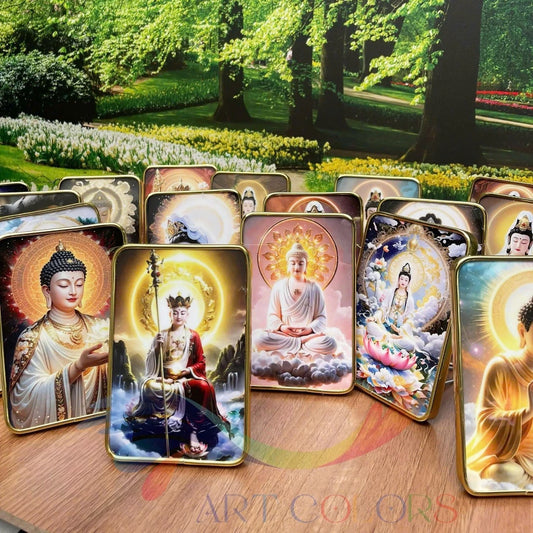 (80 mẫu) Tranh Phật Tráng Gương Để Bàn Tổng Hợp Nhiều Mẫu