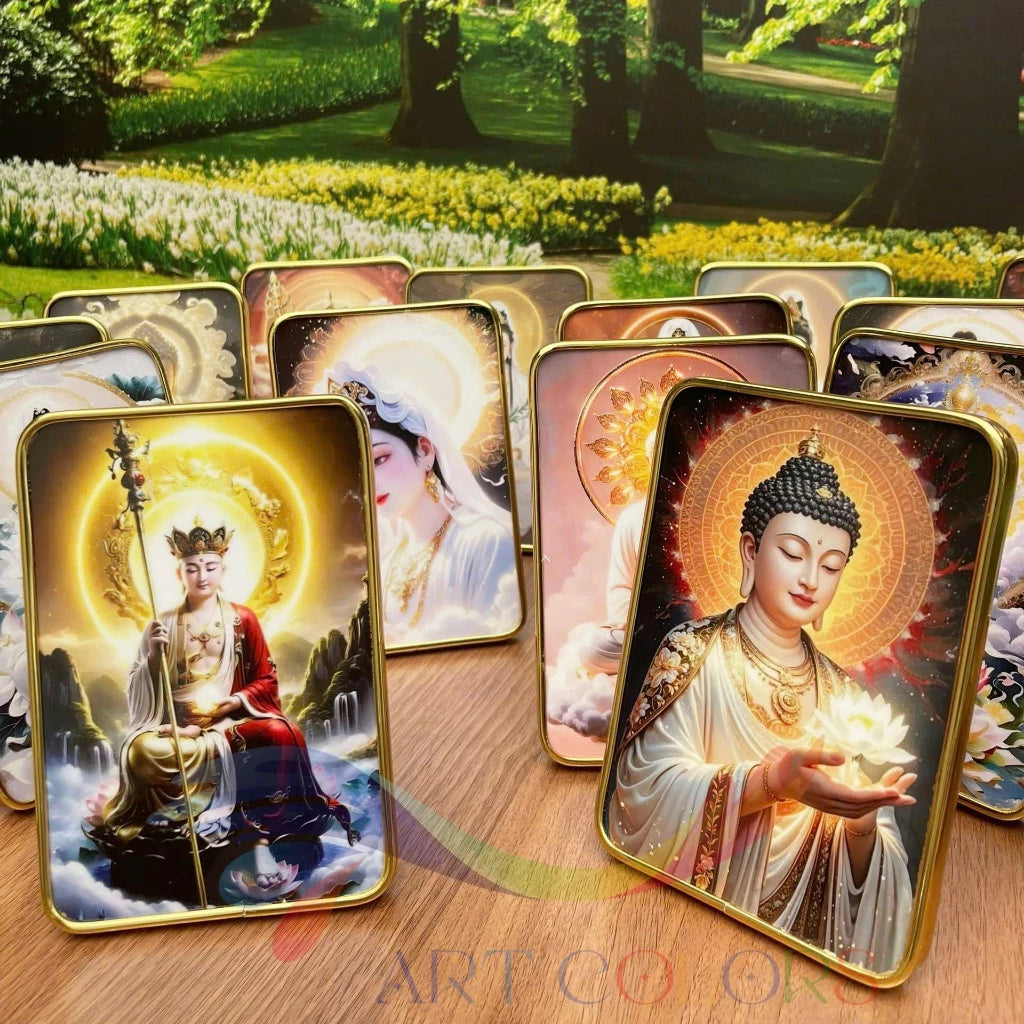 (80 mẫu) Tranh Phật Tráng Gương Để Bàn Tổng Hợp Nhiều Mẫu