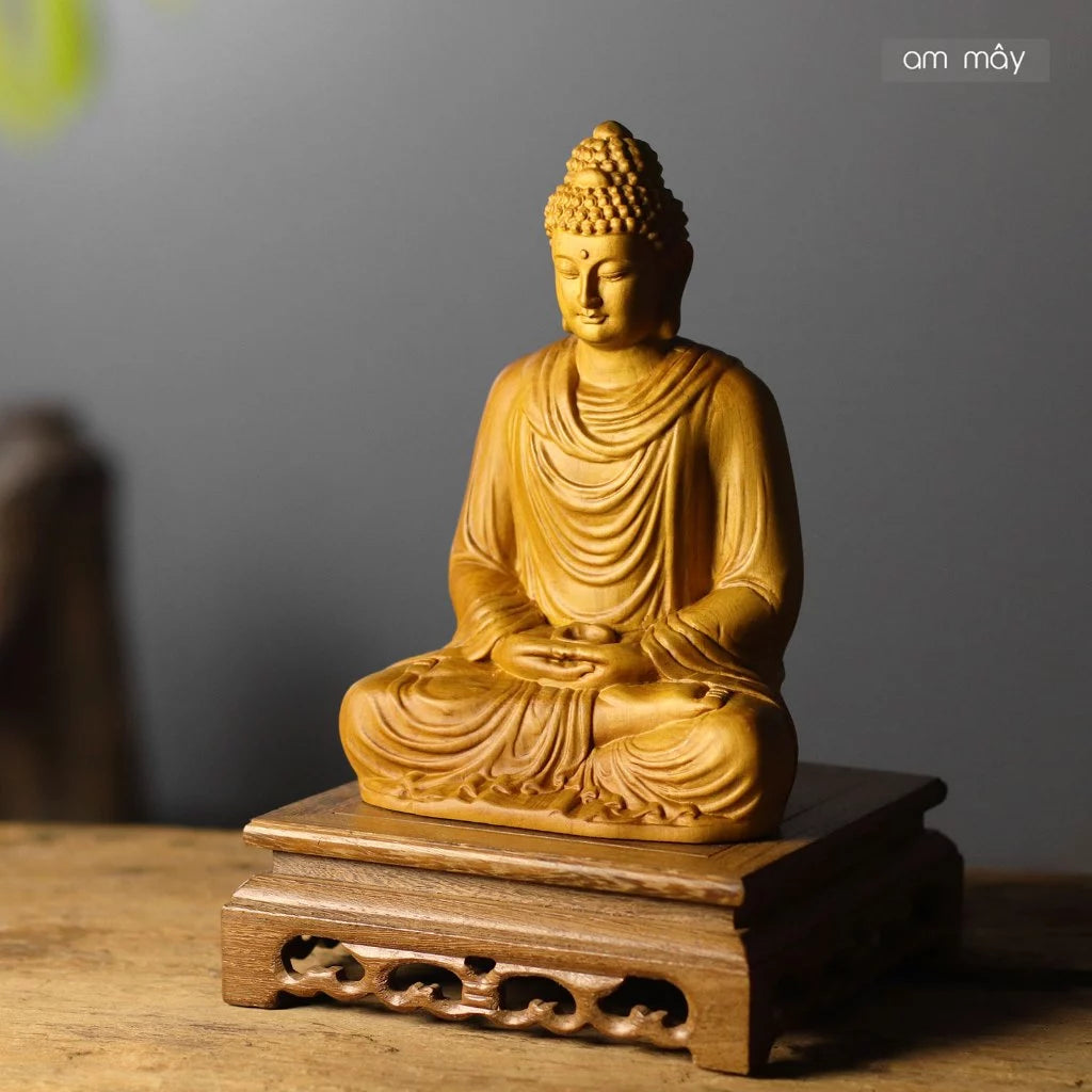 Tượng Phật Thích Ca Decor trưng bày bàn thờ, phòng thờ, góc tu tập