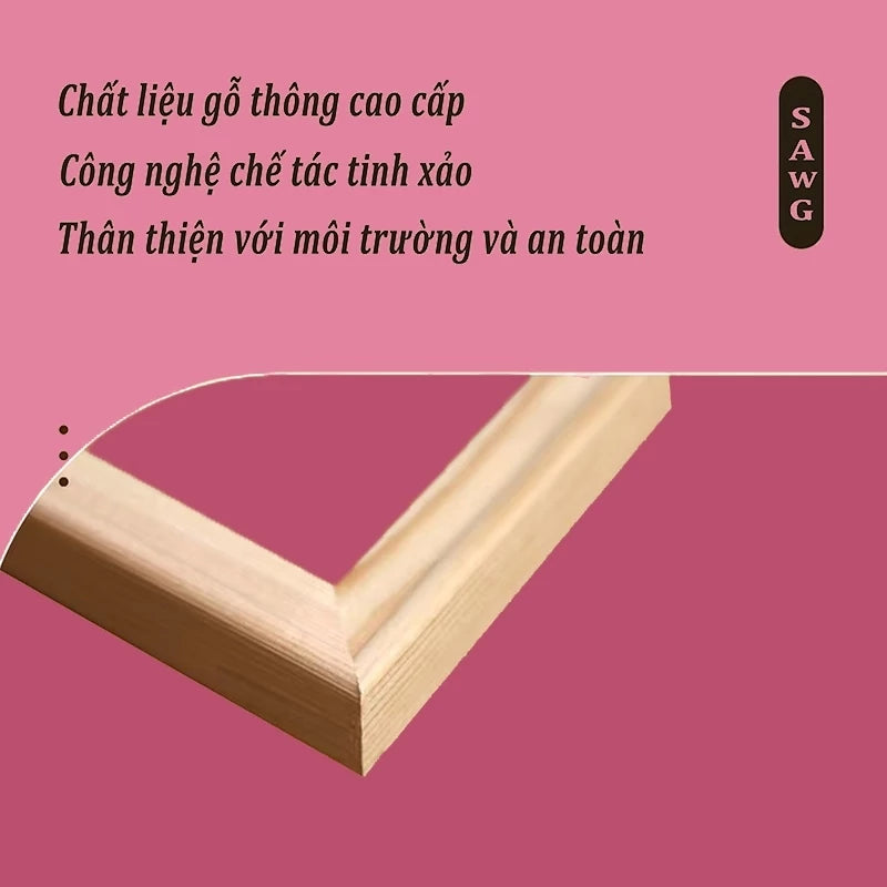 [3] Tranh tô màu theo số Phật giáo đã căng khung