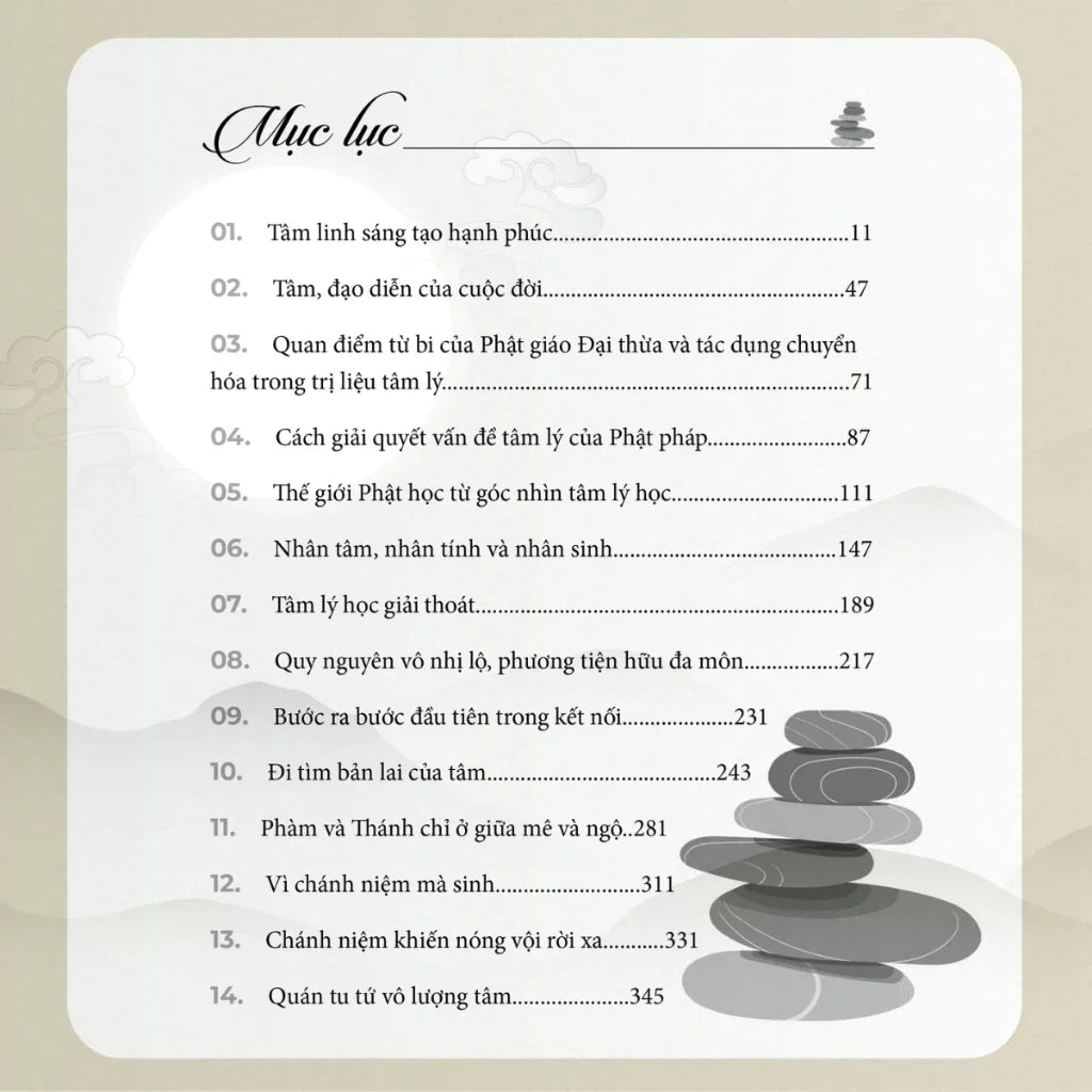 Hạnh Phúc Từ Tâm - Tặng Lá Bồ Đề Chữ Thư Pháp "Hạnh Phúc"