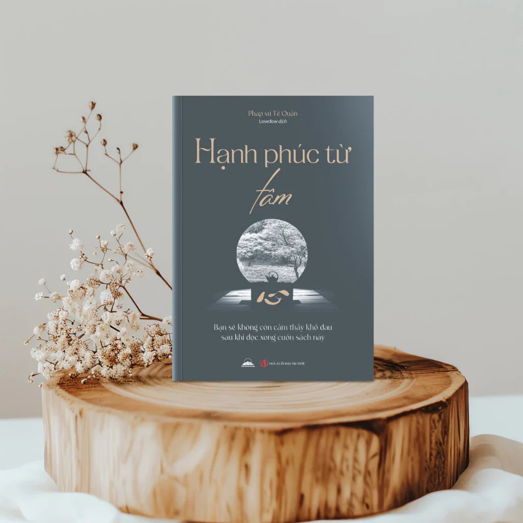 Hạnh Phúc Từ Tâm - Tặng Lá Bồ Đề Chữ Thư Pháp "Hạnh Phúc"