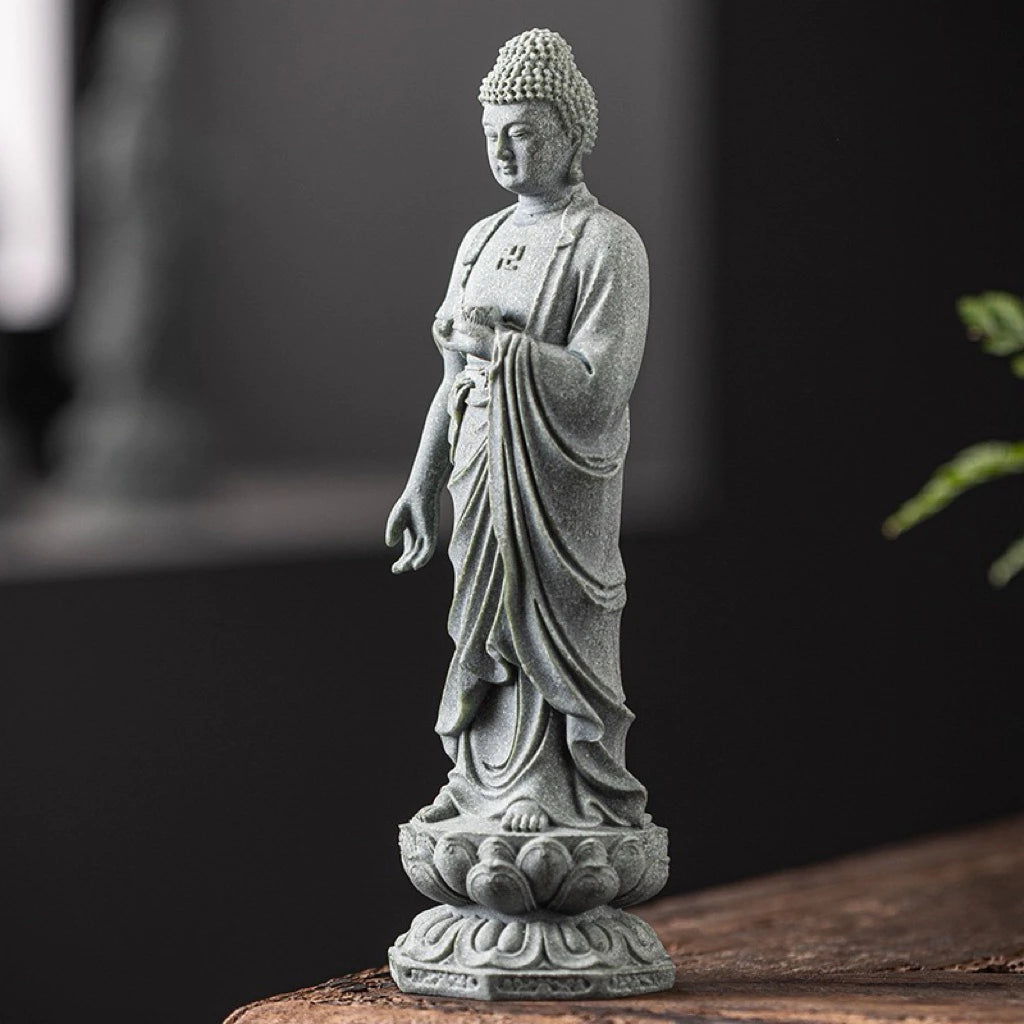 Bộ Tượng Tây Phương Tam Thánh – Phật A Di Đà, Quan Thế Âm Bồ Tát, Đại Thế Chí Bồ Tát - Tượng Decor Bột Đá Cao Cấp